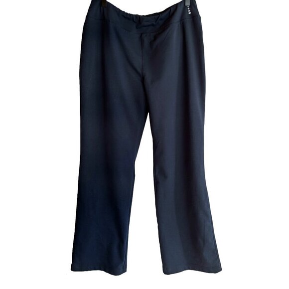 Women's Active Mid Rise Pants Size L 14/16 Blue - Picture 4 of 7